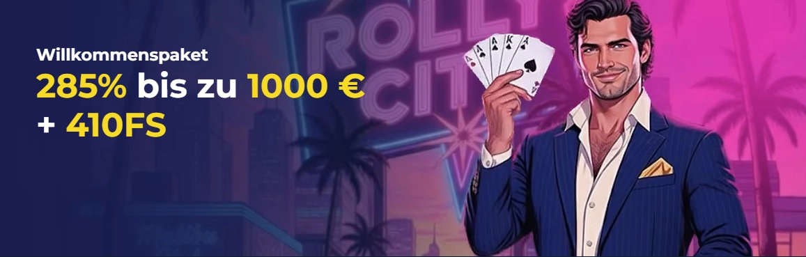 Exklusives Willkommenspaket für neue RollySpin