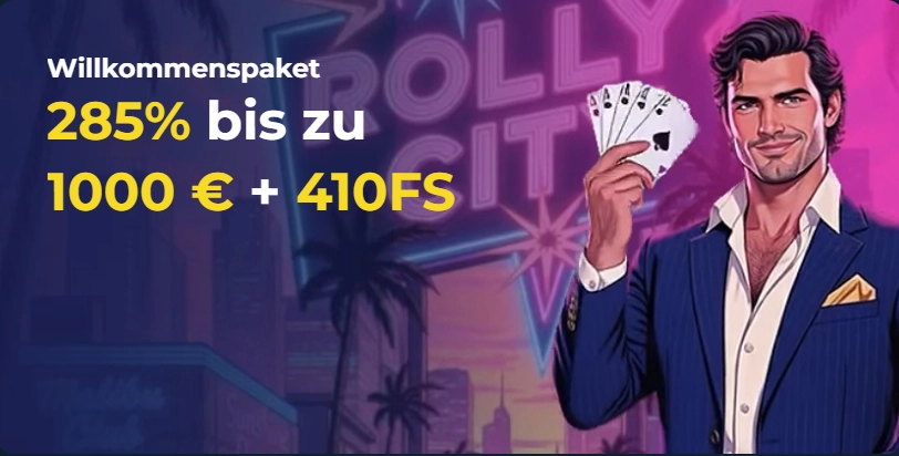 Willkommensbonus für Casinospieler bei RollySpin